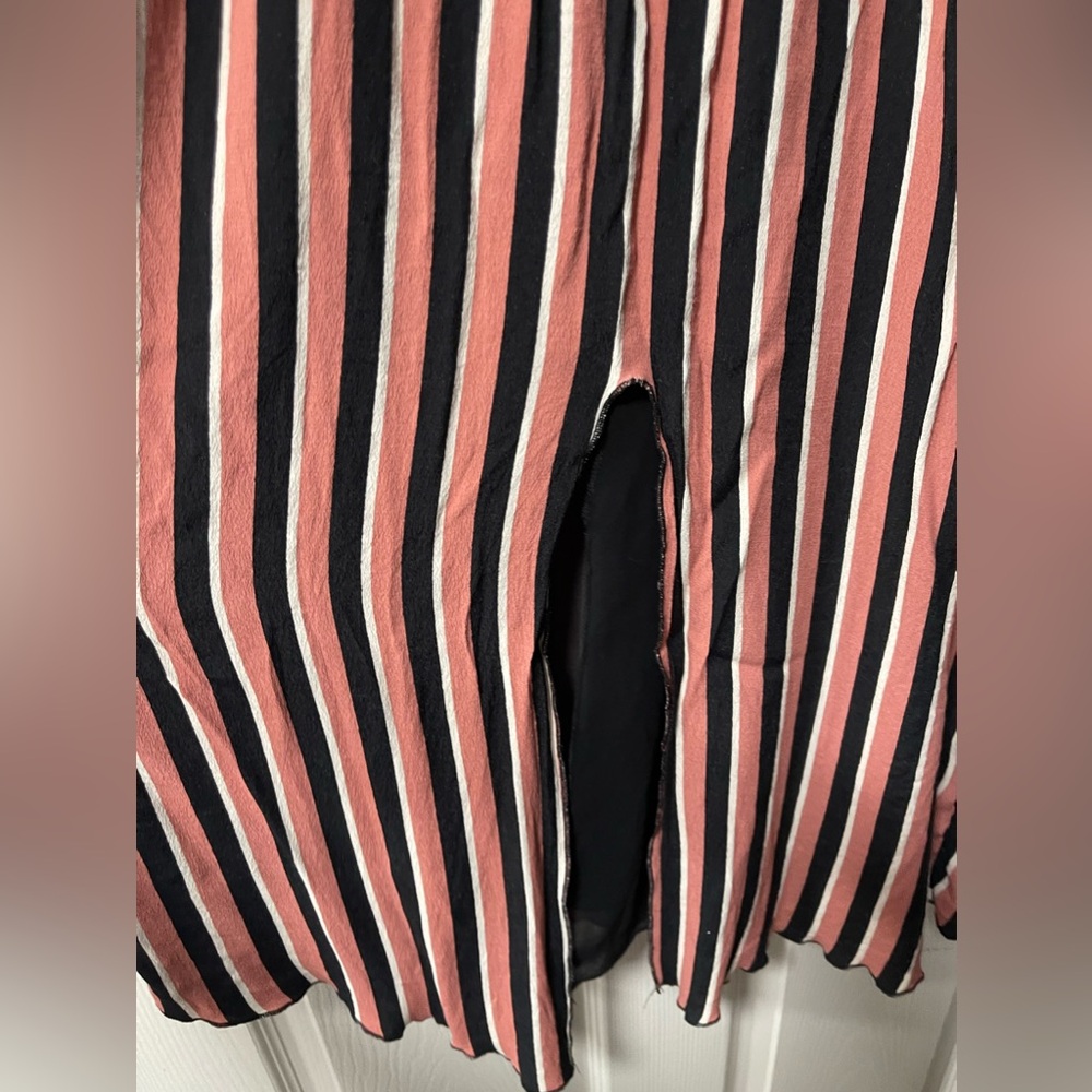 ZARA Trafaluc Collection Stripped Dress Size Medium - Picture 3 of 9